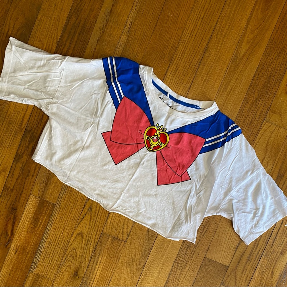 Super Cute Pretty Guardian Sailor Moon School Uniform Top DIY Crop XS oversized